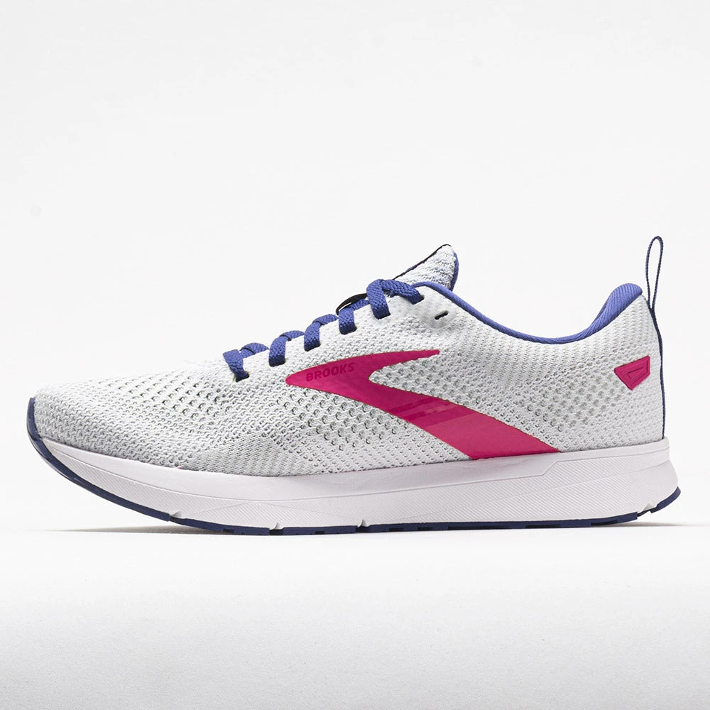 Brooks Revel 5 Women's White/Navy/Pink 2 Brooks Revel 5 Women's White/Navy/Pink - Image 2