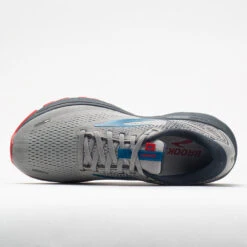 Brooks Ghost 14 Men's Gray/Blue/Red -Shoe Haven Shop 047273 2
