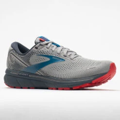 Brooks Ghost 14 Men's Gray/Blue/Red -Shoe Haven Shop 047273 5