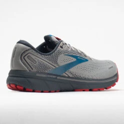 Brooks Ghost 14 Men's Gray/Blue/Red -Shoe Haven Shop 047273 6