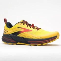 Brooks Cascadia 16 Men's Yellow/Black/Grenadine -Shoe Haven Shop 047324 5