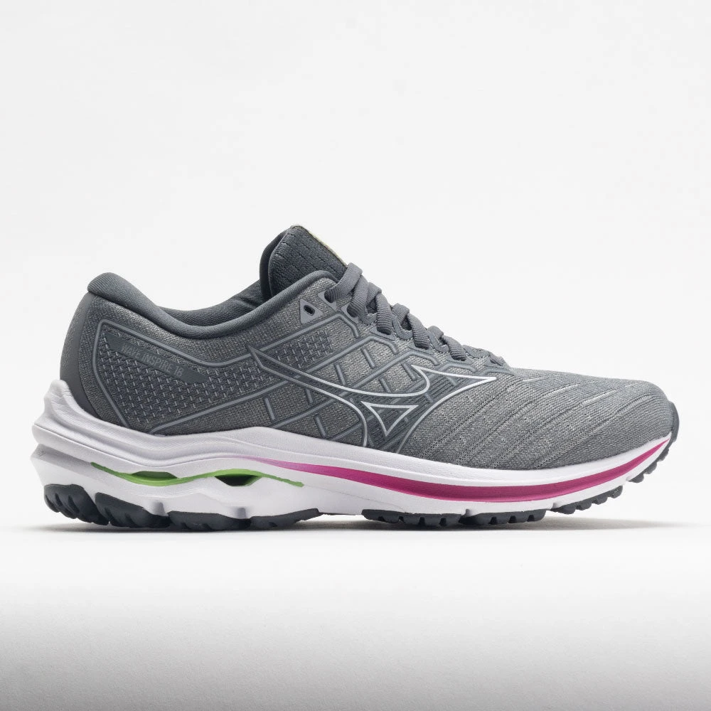 Mizuno Wave Inspire 18 Women's Ultimate Grey/Silver 1 Mizuno Wave Inspire 18 Women's Ultimate Grey/Silver