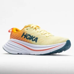 HOKA Bondi X Men's Yellow Pear/Radiant Yellow -Shoe Haven Shop 047662 5