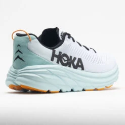 HOKA Rincon 3 Men's White/Blue Glass -Shoe Haven Shop 047672 6