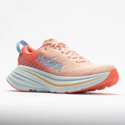 HOKA Bondi X Women's Camellia/Peach Parfait -Shoe Haven Shop 048537 5