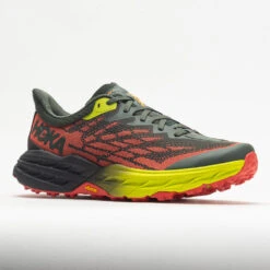 HOKA Speedgoat 5 Men's Thyme/Fiesta 10 HOKA Speedgoat 5 Men's Thyme/Fiesta -Shoe Haven Shop 048562 5