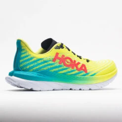 HOKA Mach 5 Men's Evening Primrose/Scuba Blue -Shoe Haven Shop 048630 6