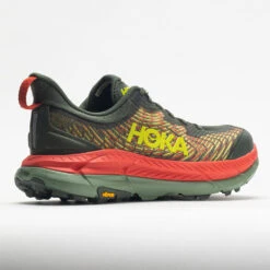 HOKA Mafate Speed 4 Men's Thyme/Fiesta -Shoe Haven Shop 048635 6