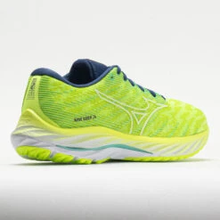 Mizuno Wave Rider 26 Mesh Women's Neo Lime/White -Shoe Haven Shop 048807 6
