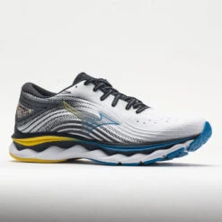 Mizuno Wave Sky 6 Men's White/Cyber Yellow 10 Mizuno Wave Sky 6 Men's White/Cyber Yellow -Shoe Haven Shop 049115 5