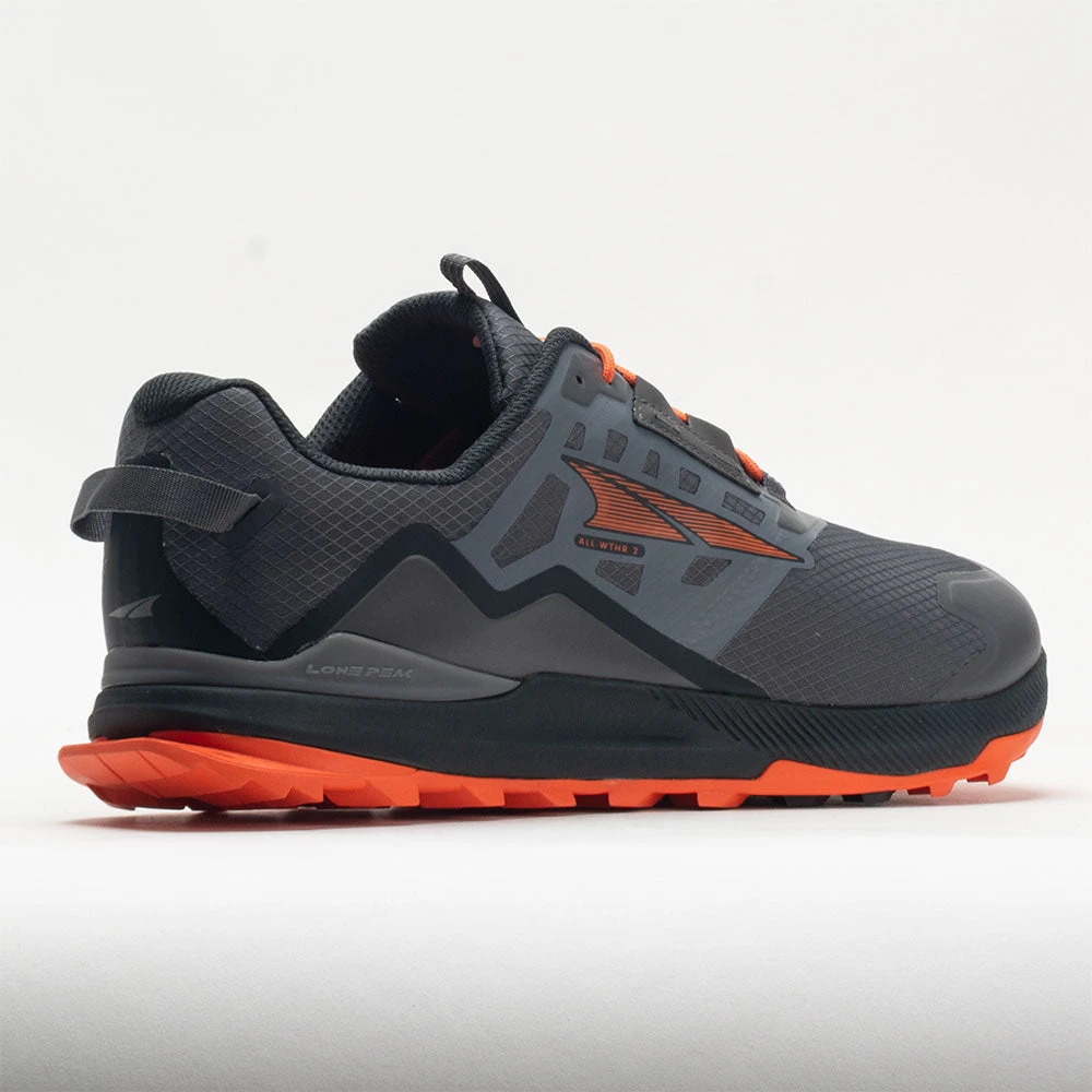 Altra Lone Peak All-Weather Low 2 Men's Gray/Orange 6 Altra Lone Peak All-Weather Low 2 Men's Gray/Orange - Image 6