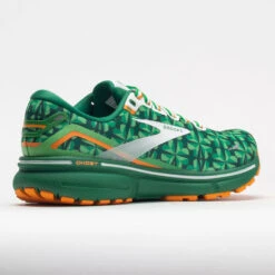 Brooks Ghost 15 Men's Run Lucky Green/White/Orange -Shoe Haven Shop 049535 6