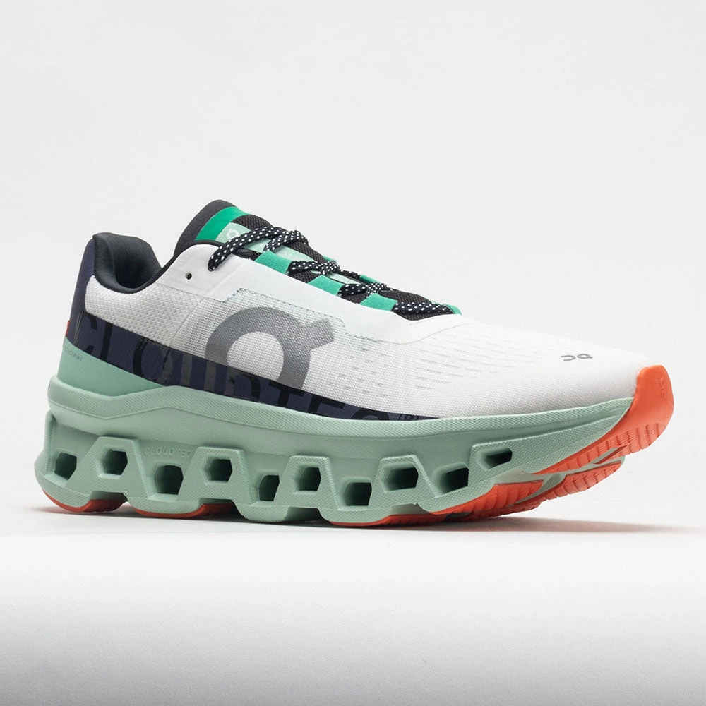 On Running On Cloudmonster Women's Undyed White/Creek 5 On Running On Cloudmonster Women's Undyed White/Creek - Image 5