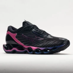 Mizuno Wave Prophecy 12 Women's Black Oyster -Shoe Haven Shop 049755 5