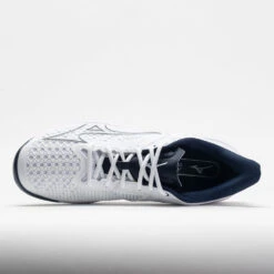 Mizuno Wave Exceed Tour 5 AC Men's White/Dress Blue -Shoe Haven Shop 116511 2