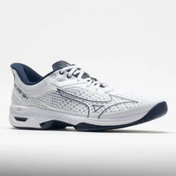Mizuno Wave Exceed Tour 5 AC Men's White/Dress Blue -Shoe Haven Shop 116511 5