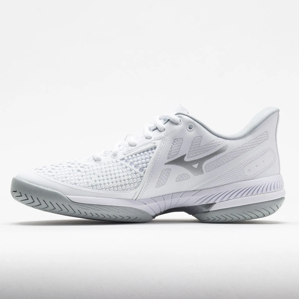 Mizuno Wave Exceed Tour 5 AC Women's White/Silver 2 Mizuno Wave Exceed Tour 5 AC Women's White/Silver - Image 2