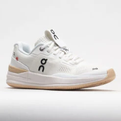 On Running On The Roger Pro Clay Women's White/Savannah -Shoe Haven Shop 117243 5