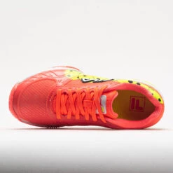 Fila Volley Zone Women's /Fiery Coral/Yellow/Black -Shoe Haven Shop 370059 2