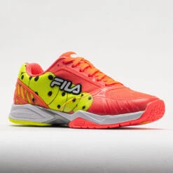 Fila Volley Zone Women's /Fiery Coral/Yellow/Black -Shoe Haven Shop 370059 5