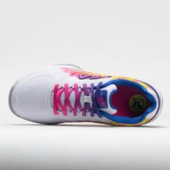 Fila Volley Zone PBF Women's White/Knockout Pink/Mazarine Blue -Shoe Haven Shop 370107 2