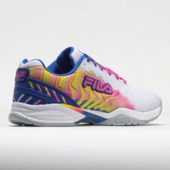 Fila Volley Zone PBF Women's White/Knockout Pink/Mazarine Blue -Shoe Haven Shop 370107 6