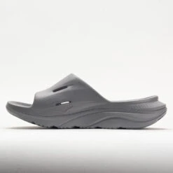 HOKA Ora Recovery Slide 3 Unisex Grey/Grey -Shoe Haven Shop 570608 1