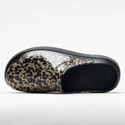OOFOS OOcloog Limited Women's Black Leopard -Shoe Haven Shop 631219 2