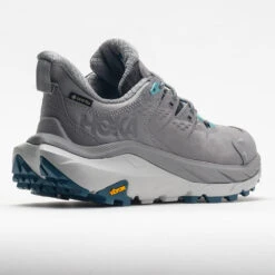 HOKA Kaha 2 Low GTX Women's Sharkskin/Blue Coral -Shoe Haven Shop 631244 6